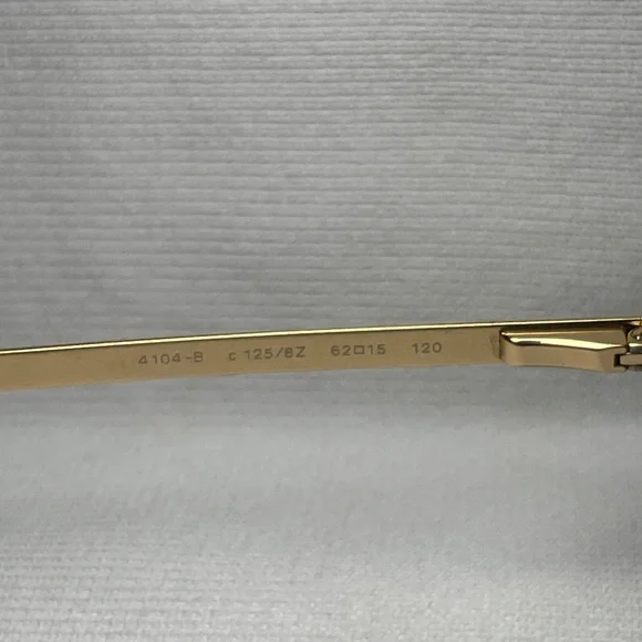 CHANEL 4104-B Gold Sunglasses - Picture 4 of 12